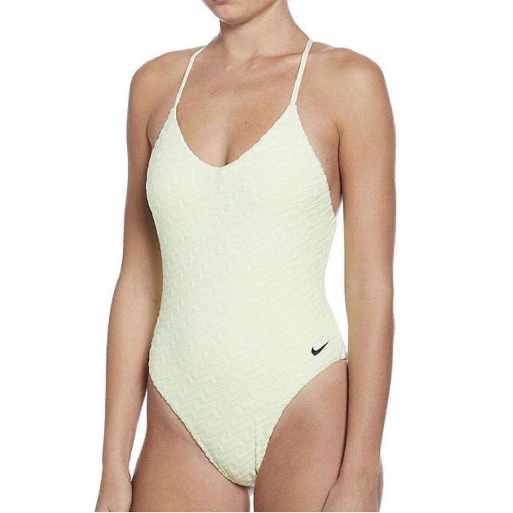 Nike Swoosh Link Y-back One-Piece Swimsuit-Size XL